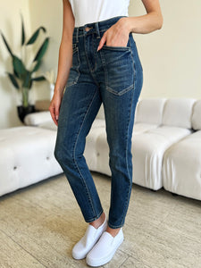 Judy Blue High Waist Blue Wash Denim Skinny Jeans