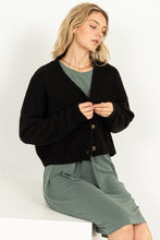 Carregar imagem no visualizador da galeria, Cute Mood Crop Shoulder Cropped Cardigan Sweater
