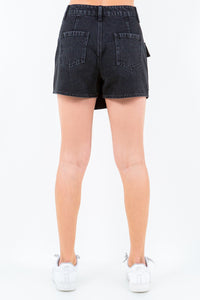 American Bazi Black Cargo Pocket Mini Skort