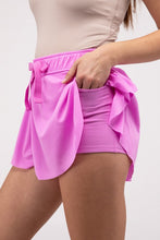 Cargar imagen en el visor de la galería, Zenana Curved Hem Athletic Skirt Hidden Shorts With Inner Pockets
