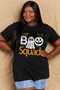 Simply Love BOO SQUAD Graphic Cotton T-Shirt