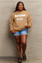 Ladda upp bild till gallerivisning, Simply Love AUTUMN BABE Graphic Sweatshirt
