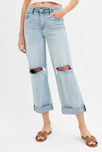 Cargar imagen en el visor de la galería, RISEN Mid Rise Cuffed Boyfriend Jeans
