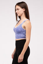 Load image into Gallery viewer, Zenana Washed Ribbed Cropped Tank Top
