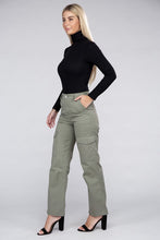 Load image into Gallery viewer, Ambiance Everyday Wear Comfort Waist Cargo Pants
