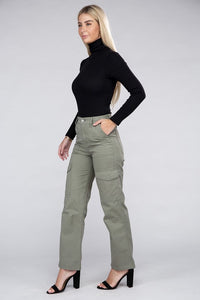 Ambiance Everyday Wear Comfort Waist Cargo Pants