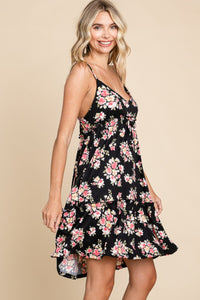 Culture Code Floral Frilly Cami Dress