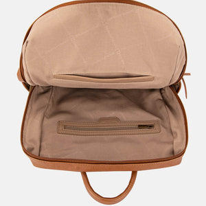 David Jones Vegan Leather Backpack Bag