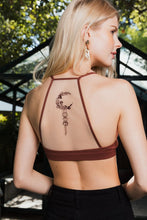 Cargar imagen en el visor de la galería, Leto Crescent Moon Dream Catcher Tattoo Mesh Bralette
