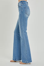 Ladda upp bild till gallerivisning, RISEN High Rise Button Fly Blue Wash Denim Bootcut Jeans
