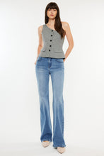 Cargar imagen en el visor de la galería, Kancan Ultra High Rise Cat&#39;s Whiskers Blue Denim Jeans
