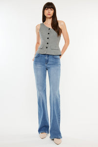 Kancan Ultra High Rise Cat's Whiskers Blue Denim Jeans