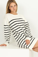 Cargar imagen en el visor de la galería, Casually Chic Striped Sweater Dress
