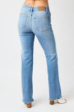 Ladda upp bild till gallerivisning, Judy Blue High Waisted Blue Denim Straight Leg Jeans

