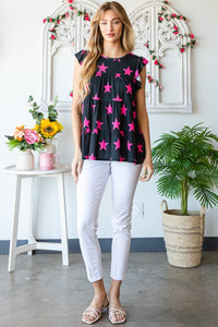 Heimish Classic Star Pattern Tiered Top