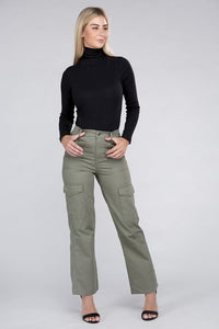 Ambiance Everyday Wear Comfort Waist Cargo Pants