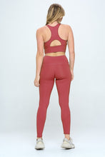 Load image into Gallery viewer, Otos Active Two Piece Activewear Set with Cut-Out Detail
