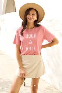 Simply Love ROCK & ROLL Short Sleeve T-Shirt