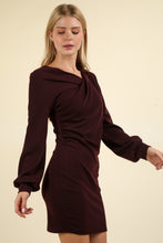 Carregar imagem no visualizador da galeria, VERY J Red Soft Knit Bodycon Mini Dress
