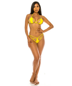 Mermaid Swimwear Cut Out Sexy Two Piece Bikini Set