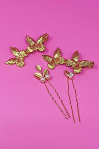 Ellison & Young Antique Garden Hair Clip Set