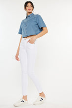 Cargar imagen en el visor de la galería, Kancan High Waisted White Denim Skinny Jeans
