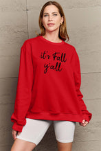 Load image into Gallery viewer, Simply Love IT&#39;S FALL Y&#39;ALL Graphic Sweatshirt
