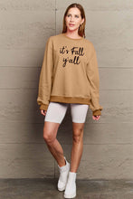 Load image into Gallery viewer, Simply Love IT&#39;S FALL Y&#39;ALL Graphic Sweatshirt
