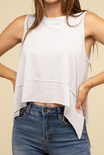 Cargar imagen en el visor de la galería, Zenana Asymmetrical Side Slit Sleeveless Top
