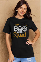 Cargar imagen en el visor de la galería, Simply Love BOO SQUAD Graphic Cotton T-Shirt
