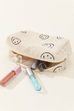 Carica l&#39;immagine nel visualizzatore di Gallery, Zenana Smiley Face Corduroy Cosmetic Pouch
