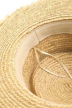 Загрузить изображение в средство просмотра галереи, Fame Basket Weave Straw Sun Hat
