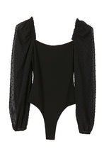 Carregar imagem no visualizador da galeria, LS shirring sleeve bodysuit
