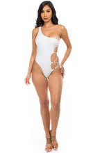 Load image into Gallery viewer, Mermaid Swimwear One Piece Strappy Cutout Swimsuit
