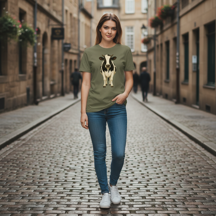 Cow Organic Cotton Relaxed T-Shirt