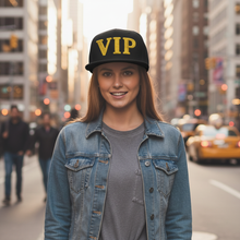 Carica l'immagine nel visualizzatore di Gallery, VIP Embroidered Flat Bill Cap
