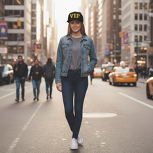 Carica l'immagine nel visualizzatore di Gallery, VIP Embroidered Flat Bill Cap
