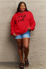 Cargar imagen en el visor de la galería, Simply Love IT&#39;S FALL Y&#39;ALL Graphic Sweatshirt
