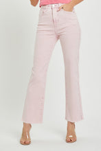 Carregar imagem no visualizador da galeria, RISEN Tummy Control Straight Leg Washed Pink Denim Jeans
