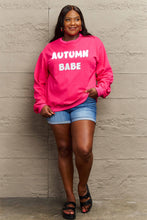 Cargar imagen en el visor de la galería, Simply Love AUTUMN BABE Graphic Sweatshirt
