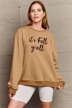 Load image into Gallery viewer, Simply Love IT&#39;S FALL Y&#39;ALL Graphic Sweatshirt
