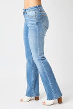 Ladda upp bild till gallerivisning, Judy Blue High Waisted Blue Denim Straight Leg Jeans

