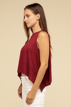 Load image into Gallery viewer, Zenana Asymmetrical Side Slit Sleeveless Top
