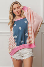 Load image into Gallery viewer, BiBi Stars and Stripes Long Sleeve Top
