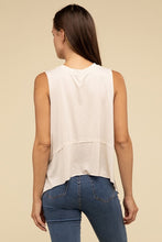 Cargar imagen en el visor de la galería, Zenana Asymmetrical Side Slit Sleeveless Top
