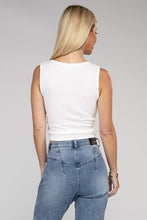 Carregar imagem no visualizador da galeria, Zenana Cropped Ribbed Knit Tank Top
