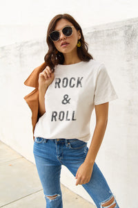 Simply Love ROCK & ROLL Short Sleeve T-Shirt