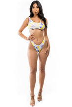 Ladda upp bild till gallerivisning, Mermaid Swimwear Tie Dye One Shoulder Two Piece Bikini Set
