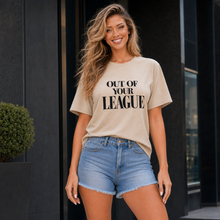 Load image into Gallery viewer, Out of Your League Come Correct Organic T-Shirt
