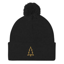 Carica l'immagine nel visualizzatore di Gallery, Golden Evergreen Tree Pom Pom Beanie
